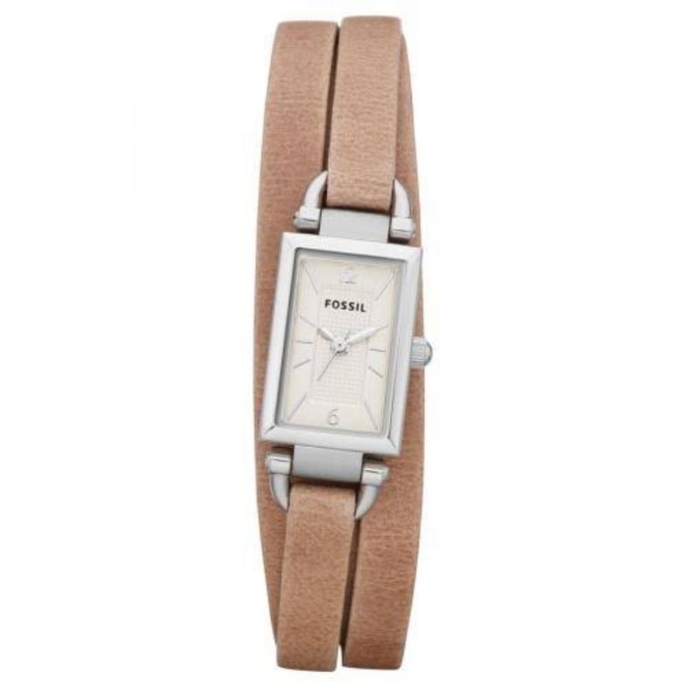 Leather Fossil watch